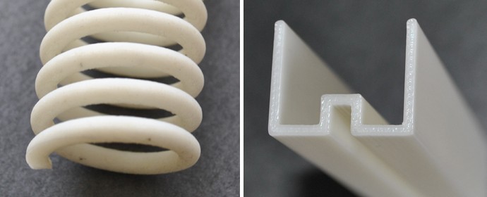 3D rapid prototyping plastic profiles
