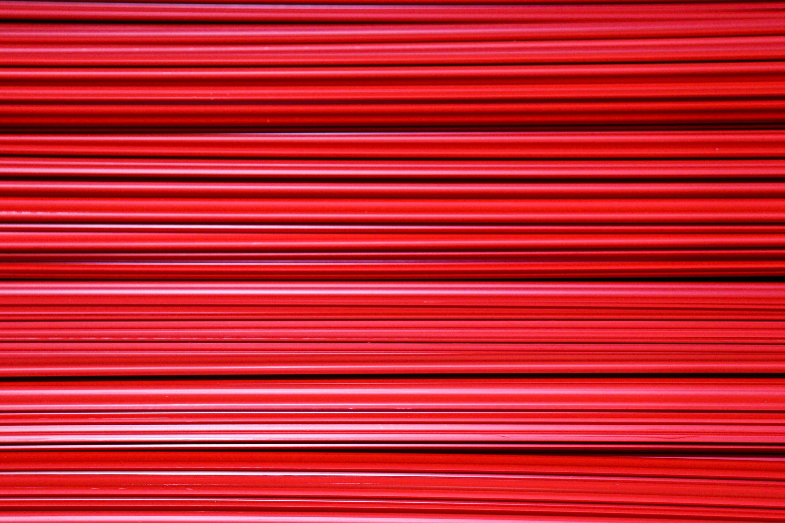 Red plastic profiles from Condale Plastics